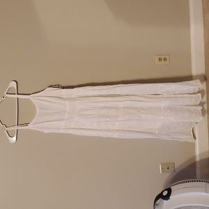 Magic white cotton dress L